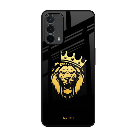 Lion The King Oppo A74 Glass Back Cover Online