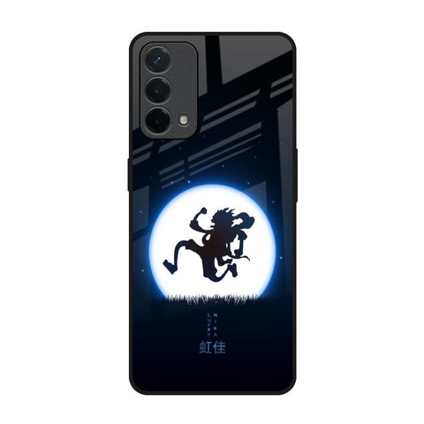 Luffy Nika Oppo A74 Glass Back Cover Online