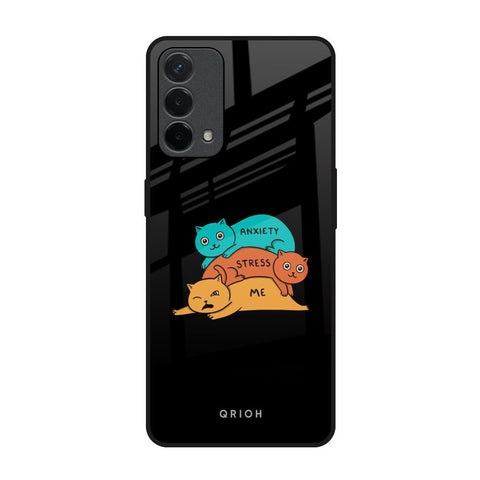 Anxiety Stress Oppo A74 Glass Back Cover Online