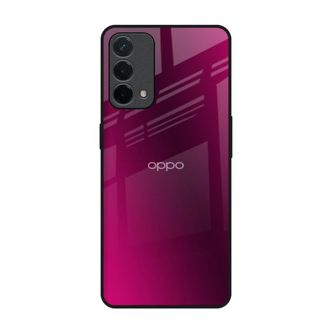 Pink Burst Oppo A74 Glass Back Cover Online