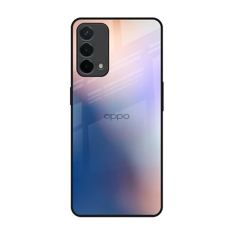 Blue Mauve Gradient Oppo A74 Glass Back Cover Online