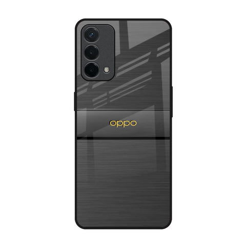 Grey Metallic Glass Oppo A74 Glass Back Cover Online