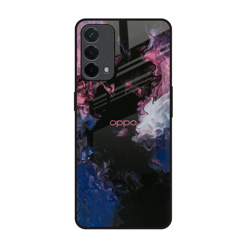 Smudge Brush Oppo A74 Glass Back Cover Online