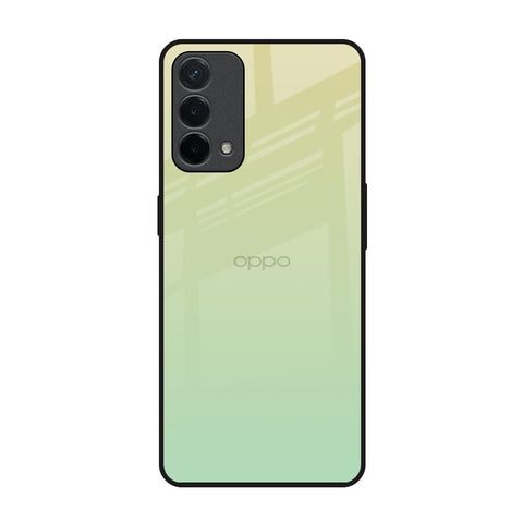 Mint Green Gradient Oppo A74 Glass Back Cover Online