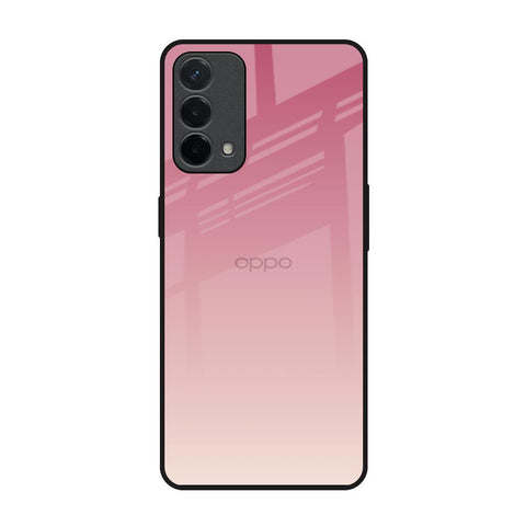 Blooming Pink Oppo A74 Glass Back Cover Online