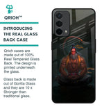 Lord Hanuman Animated Glass Case for Oppo A74