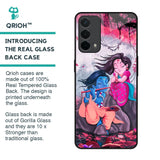 Radha Krishna Art Glass Case for Oppo A74