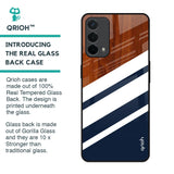 Bold Stripes Glass Case for Oppo A74