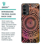 Floral Mandala Glass Case for Oppo A74