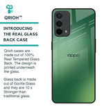 Green Grunge Texture Glass Case for Oppo A74