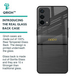 Grey Metallic Glass Case For Oppo A74