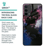 Smudge Brush Glass case for Oppo A74