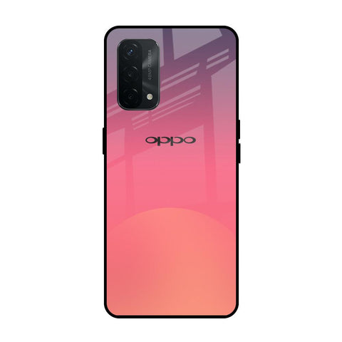 Sunset Orange Oppo A74 Glass Cases & Covers Online