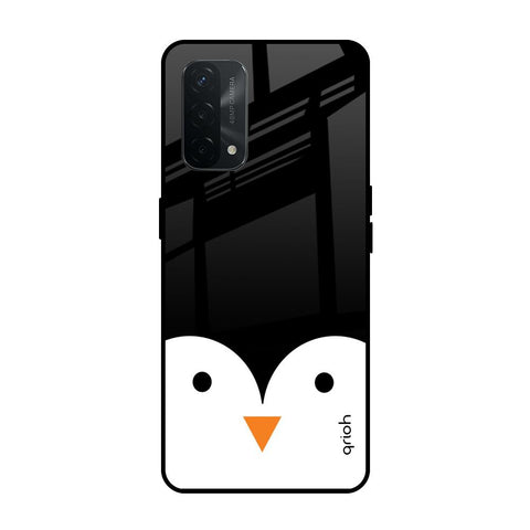 Cute Penguin Oppo A74 Glass Cases & Covers Online