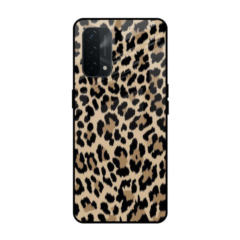 Leopard Seamless Oppo A74 Glass Cases & Covers Online