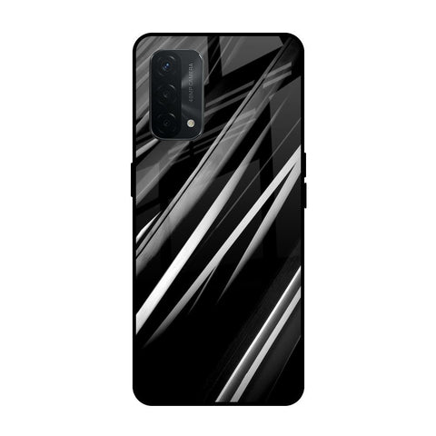 Black & Grey Gradient Oppo A74 Glass Cases & Covers Online