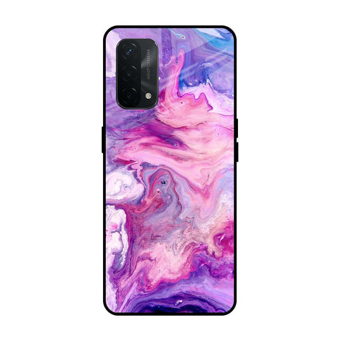 Cosmic Galaxy Oppo A74 Glass Cases & Covers Online