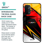 Race Jersey Pattern Glass Case For Oppo A74