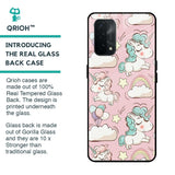 Balloon Unicorn Glass case for Oppo A74