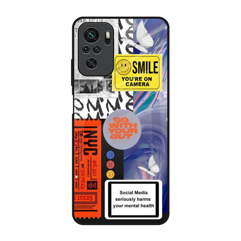Smile for Camera Redmi Note 10S Glass Back Cover Online