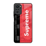 Supreme Ticket Redmi Note 10S Glass Back Cover Online