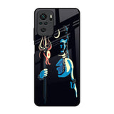 Mahakal Redmi Note 10S Glass Back Cover Online