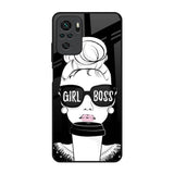 Girl Boss Redmi Note 10S Glass Back Cover Online