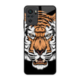 Angry Tiger Redmi Note 10S Glass Back Cover Online
