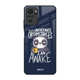 Struggling Panda Redmi Note 10S Glass Back Cover Online