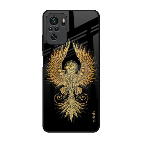 Mythical Phoenix Art Redmi Note 10S Glass Back Cover Online