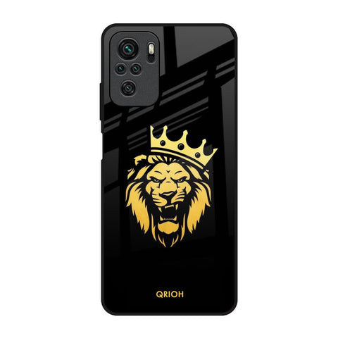 Lion The King Redmi Note 10S Glass Back Cover Online