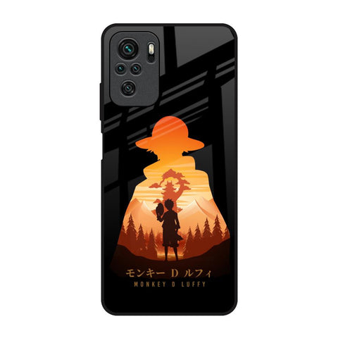 Luffy One Piece Redmi Note 10S Glass Back Cover Online