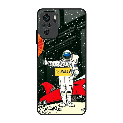 Astronaut on Mars Redmi Note 10S Glass Back Cover Online