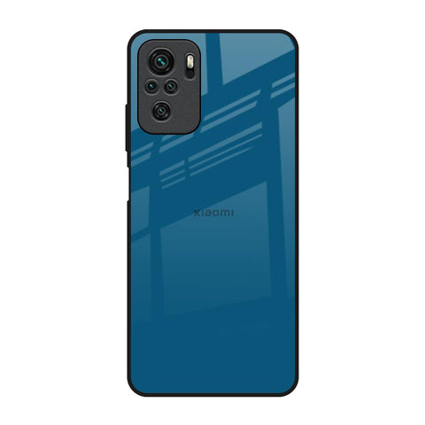 Cobalt Blue Redmi Note 10S Glass Back Cover Online