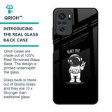Peace Out Astro Glass Case for Redmi Note 10S
