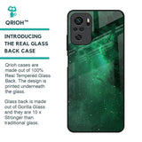 Emerald Firefly Glass Case For Redmi Note 10S