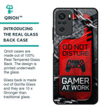 Do No Disturb Glass Case For Redmi Note 10S