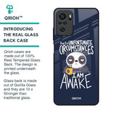 Struggling Panda Glass Case for Redmi Note 10S
