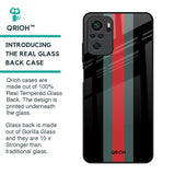 Vertical Stripes Glass Case for Redmi Note 10S