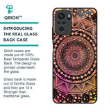 Floral Mandala Glass Case for Redmi Note 10S