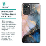 Marble Ink Abstract Glass Case for Redmi Note 10S