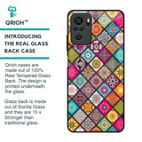 Multicolor Mandala Glass Case for Redmi Note 10S