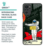Astronaut on Mars Glass Case for Redmi Note 10S