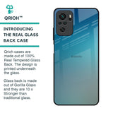 Sea Theme Gradient Glass Case for Redmi Note 10S