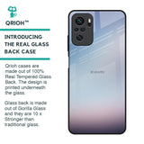 Light Sky Texture Glass Case for Redmi Note 10S