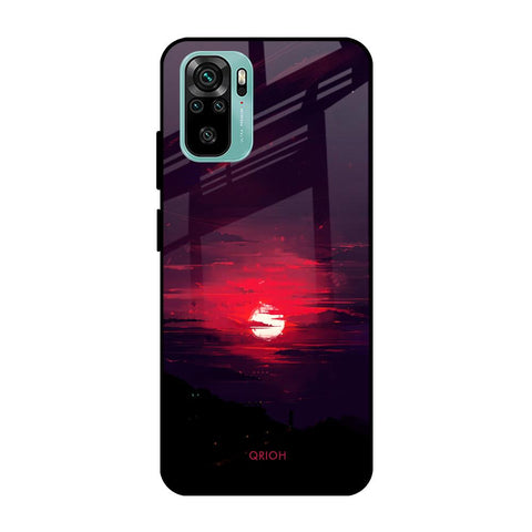 Morning Red Sky Redmi Note 10S Glass Cases & Covers Online