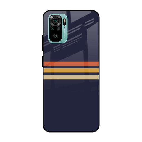 Tricolor Stripes Redmi Note 10S Glass Cases & Covers Online
