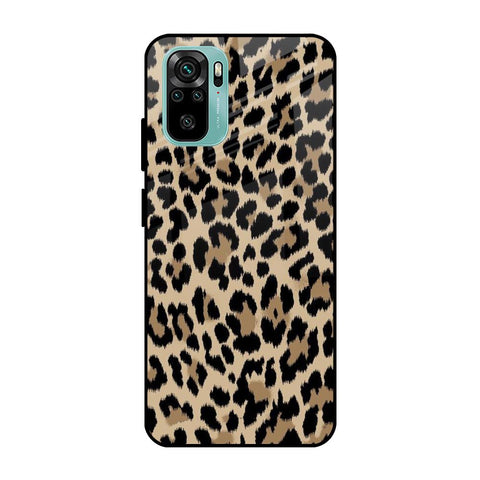 Leopard Seamless Redmi Note 10S Glass Cases & Covers Online