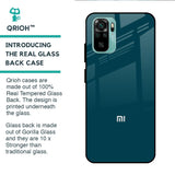 Emerald Glass Case for Redmi Note 10S