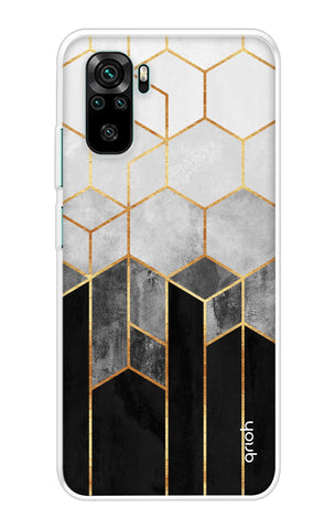 Hexagonal Pattern Redmi Note 10S Back Cover